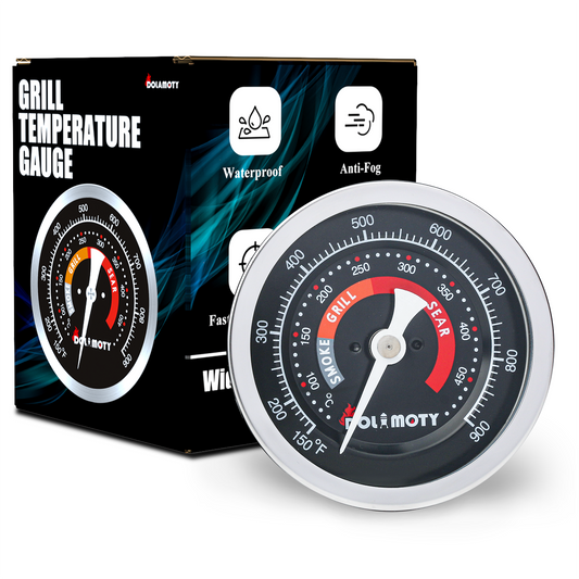 Thermometer Replacement for Kamado Joe classic and big joe with 3.3 inch Big Dial-Thermometer for Oven Wood Stove Accessories