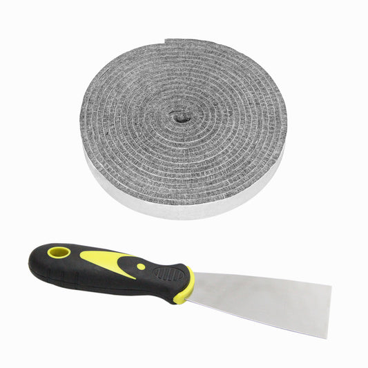 DOLAMOTY 15Ft High Temp Material Gasket Replacement for Big Green Egg Large and XLarge, Self Stick with Scraper