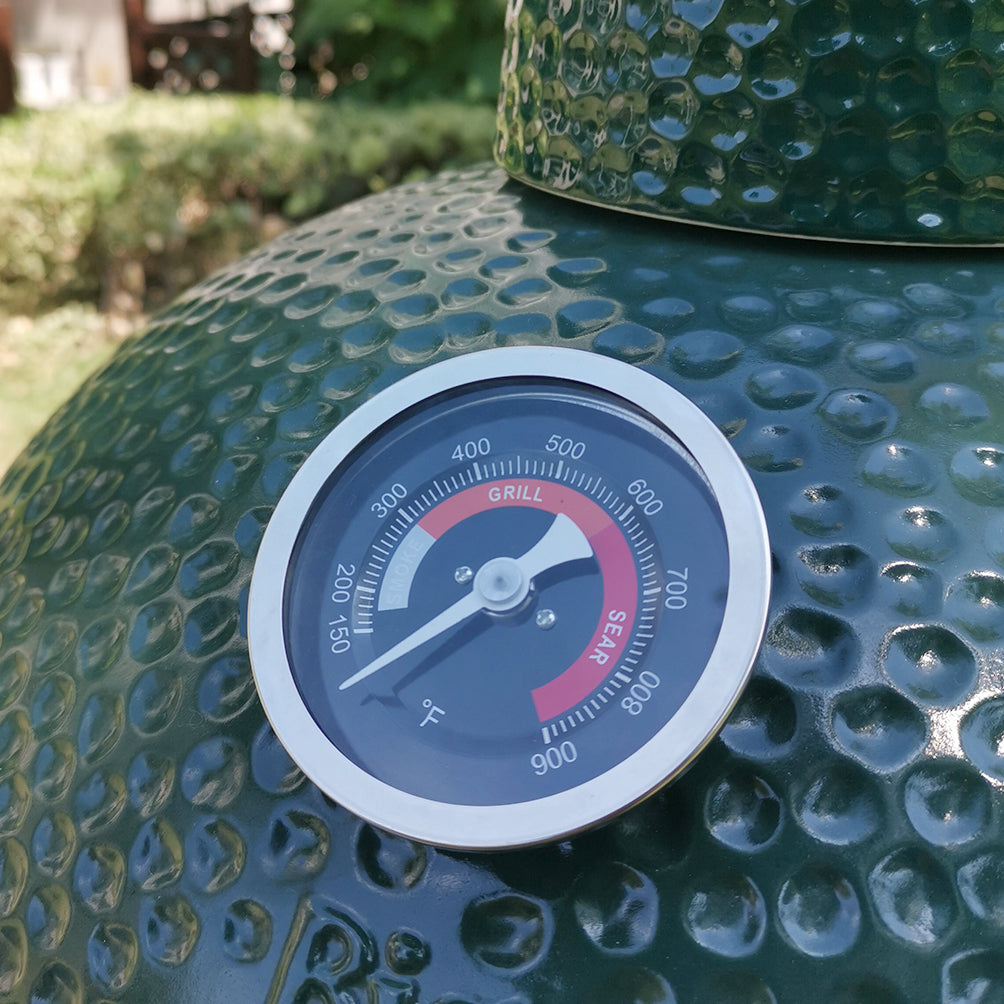 DOLAMOTY Replacement Thermometer for Big Green Egg Grill with 3.3" Large Dial 150-900°F