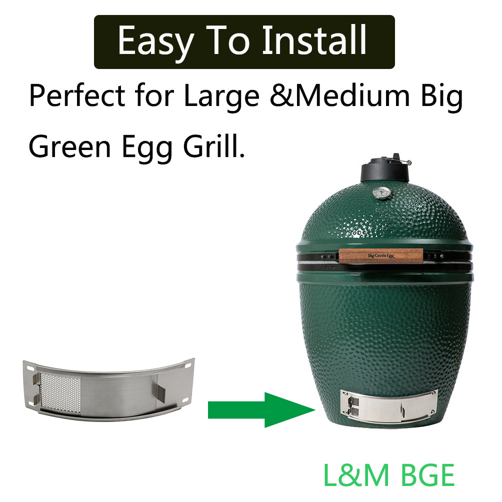 DOLAMOTY Draft door kits for Large and Medium Size big green egg grill