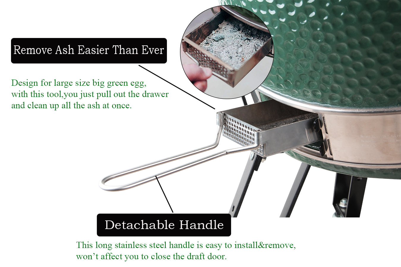 Green egg outlet replacement parts